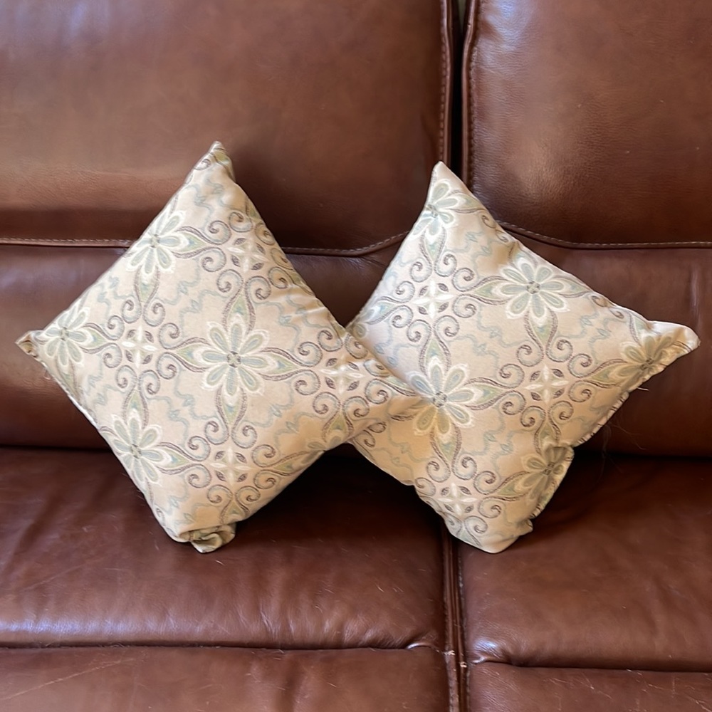 Pillows set of 2 outdoor patio deck pillows for furniture Martha Stewart